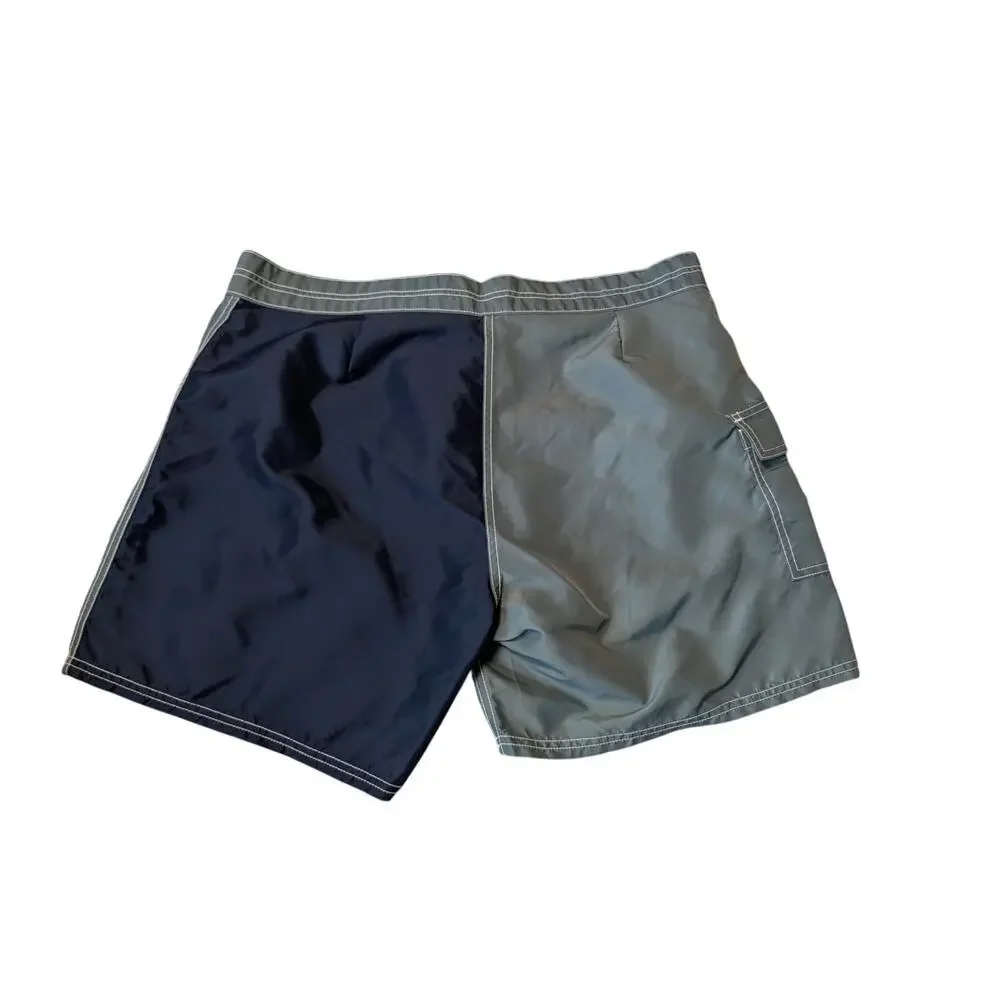 KANVAS BY KATIN men's swim trunks/shorts; size 38; Dogger Board shorts, 2 tone